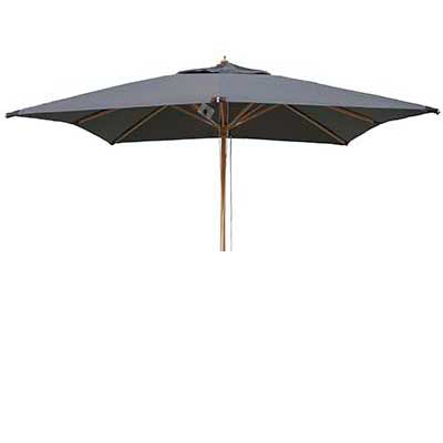 Firkantede Træparasoller