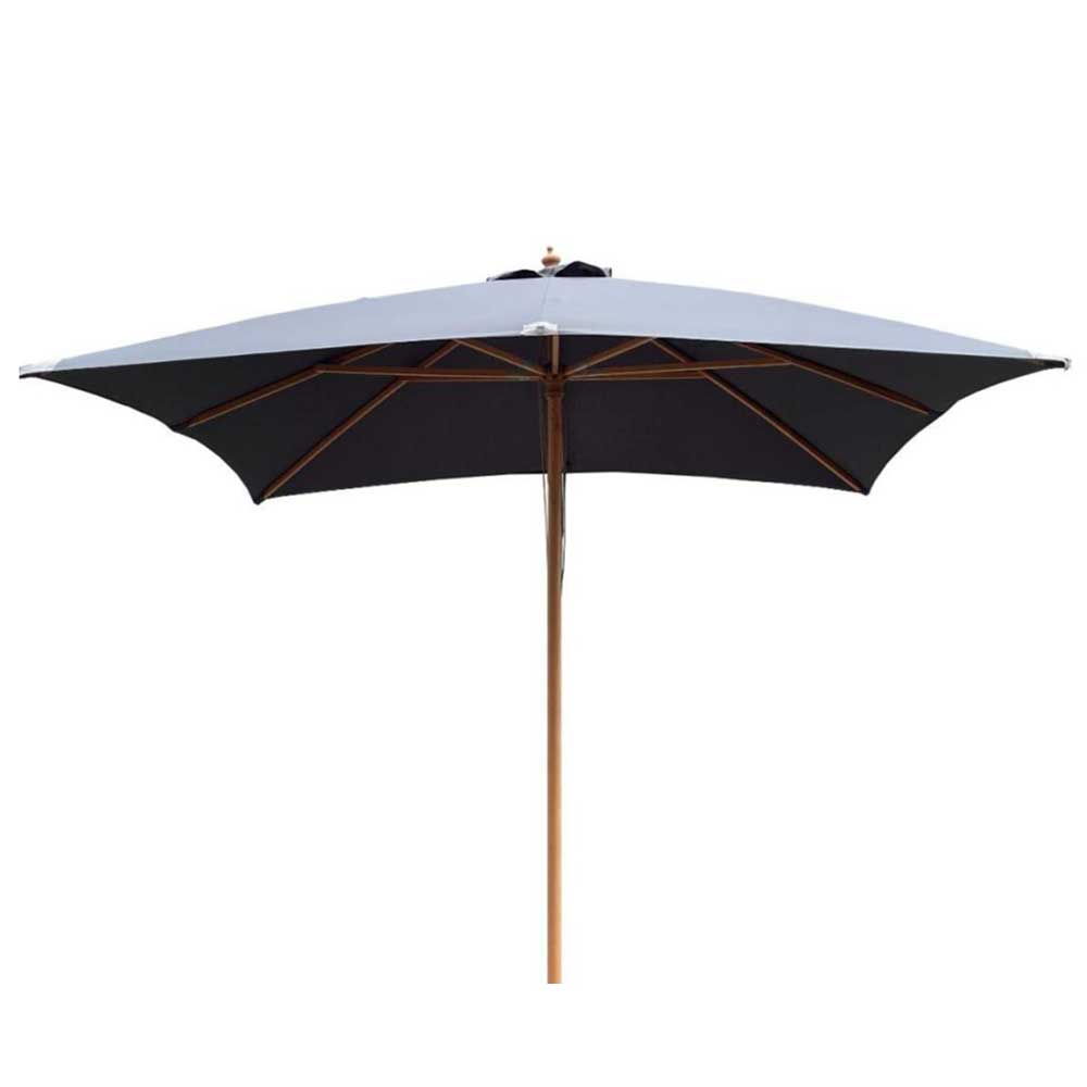 Hoffmann Milano Parasol - Bøg - 3x3 m. Grå