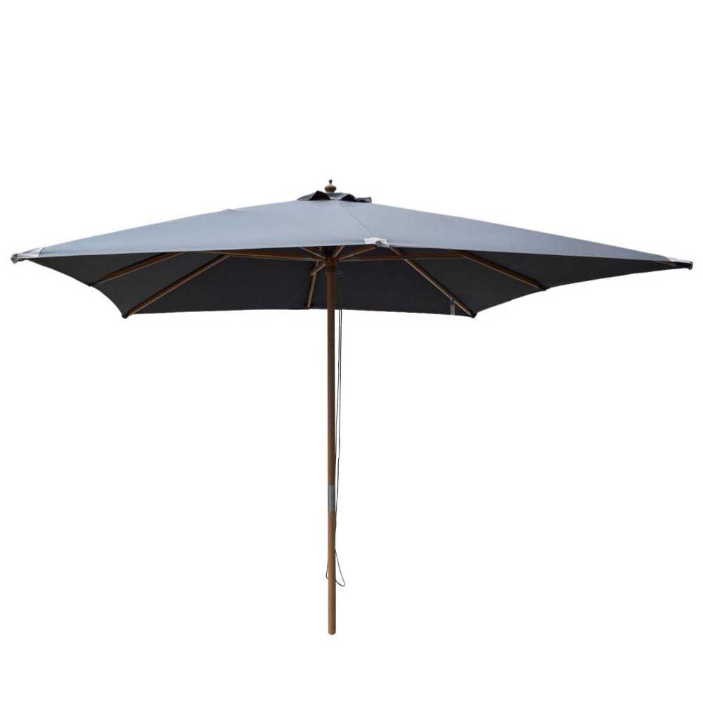 Hoffmann Nice Parasol - Bøg - 3x3 m. Grå