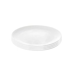 Aida Relief Desserttallerken 20 cm. - 4 stk.