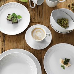 Aida Relief Middagstallerken 27 cm. - 4 stk.