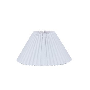 Alpe Design PVC Plissskrm - 13 cm. - Hvid