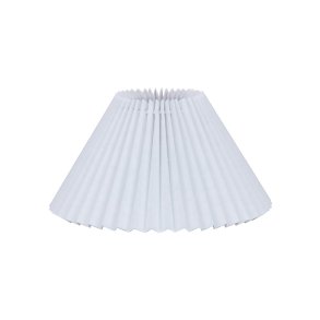 Alpe Design PVC Plissskrm - 23 cm. - Hvid