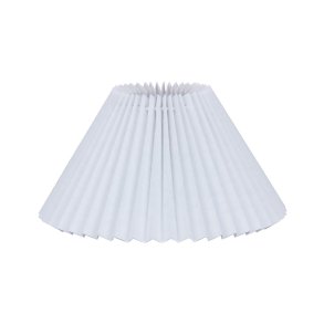 Alpe Design PVC Plissskrm - 25 cm. - Hvid