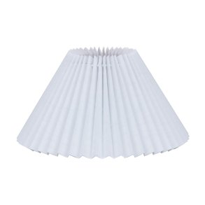 Alpe Design PVC Plissskrm - 27 cm. - Hvid