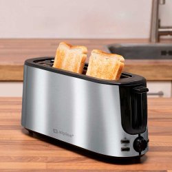 Alpina Opretstende Brdrister 2 Skiver Lang Model - Sort/Slv