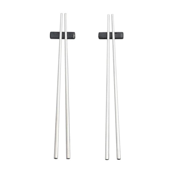 Bitz Spisepinde 2 St - Satin Stl