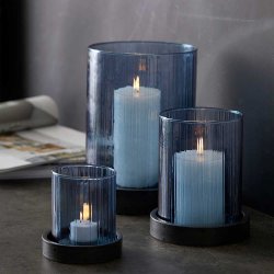 Bitz Hurricane Med LED-Lys - 24 cm - Bl 