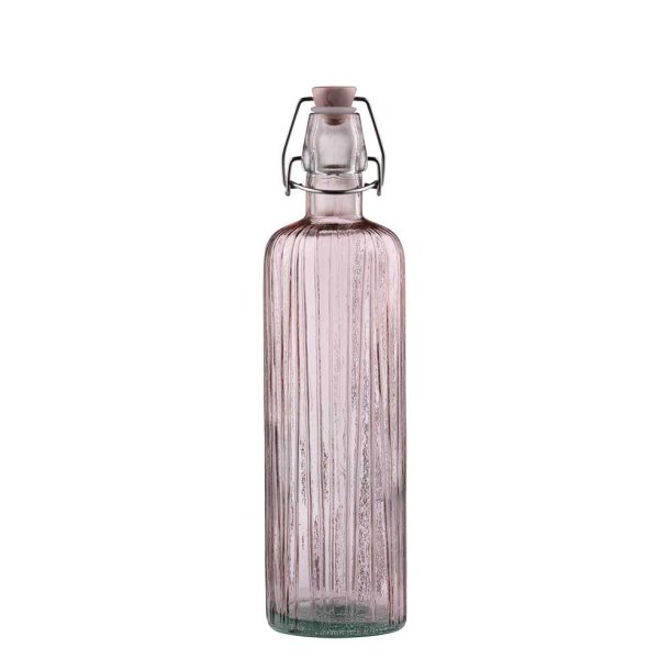 Bitz Kusintha Glas Vandflaske 0,75 L - Light Pink