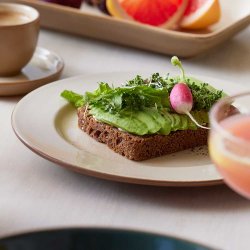 Bitz Wood Tallerken 22 cm - Sand