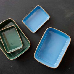 Bitz Gastro Fad 19 x 14 cm - Sort/Gr�n