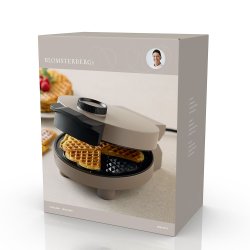 Blomsterberg Vaffeljern 1000W - Latte