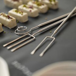 Blomsterberg Chokoladegafler 3 Dele - Stl