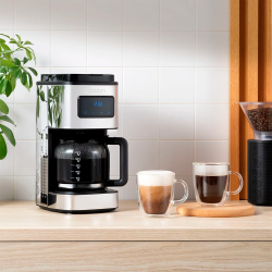 Bodum Bistro Kaffemaskine M. Timer  Krom