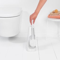 Brabantia Toiletbrste m. Holder - Hvid
