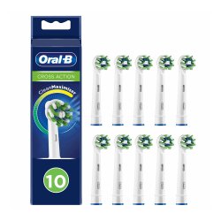 Braun Oral-B Cross Action Tandbrstehoved - 10 stk.