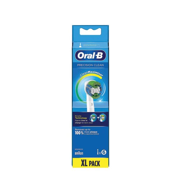 Braun Oral-B El-Tandbrstehoveder Precision Clean - 6 stk.