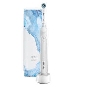 Braun Oral-B Pro 750 Eltandbrste m. Rejseetui - Design Edition - Hvid