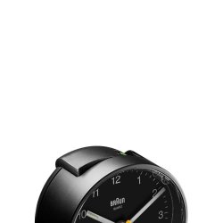 Braun Analog Rejsevkkeur Med Snooze BC01B - Sort