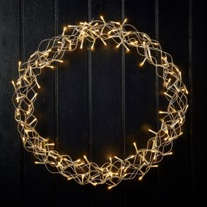 Lyskrans Med 140 LED - Udendrs - 50 cm