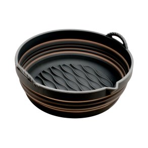 Silikoneform Til Airfryer - Foldbar Med Kant - 21 cm.