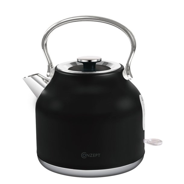 Conzept Pulverlakeret Elkedel 1,7 L - Sort