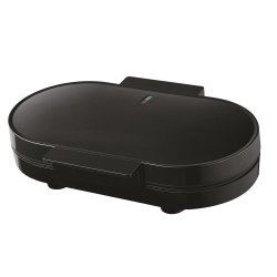 Conzept Dobbelt Vaffeljern 1200W - Sort