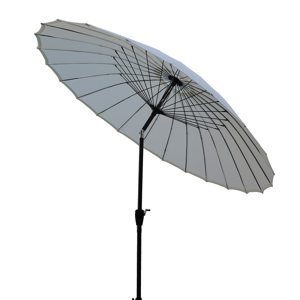 Hoffmann Shanghai Aluminiums Parasol Ø2,7 m. Natur