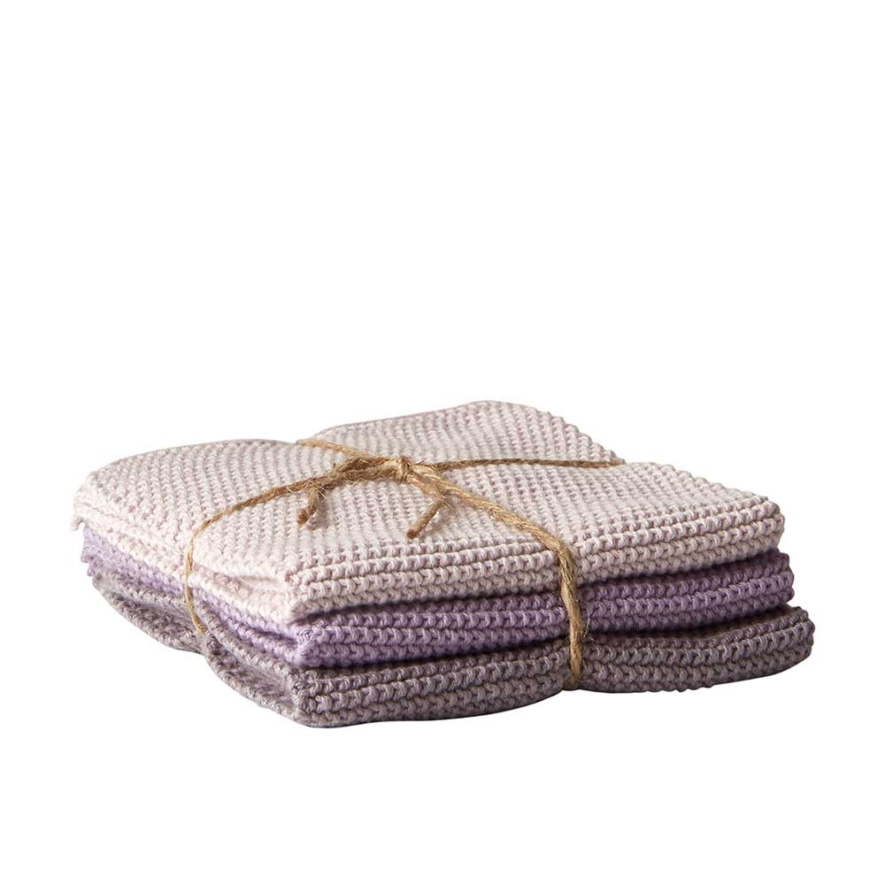 Dacore Karklud Strik 25x25 cm 3 Stk. - Lilla