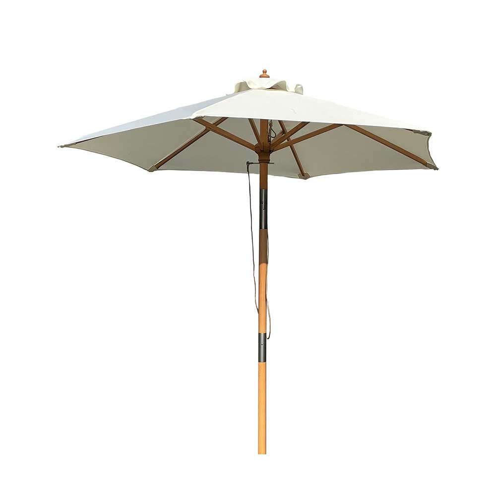 Hoffmann Venedig Parasol - Bøg - Ø1,8 m. Natur