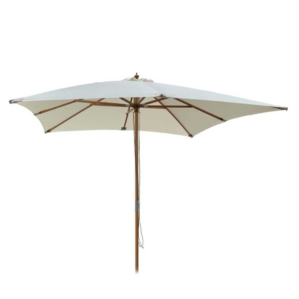 Hoffmann Nice Parasol - Bøg - 3x3 m. Natur