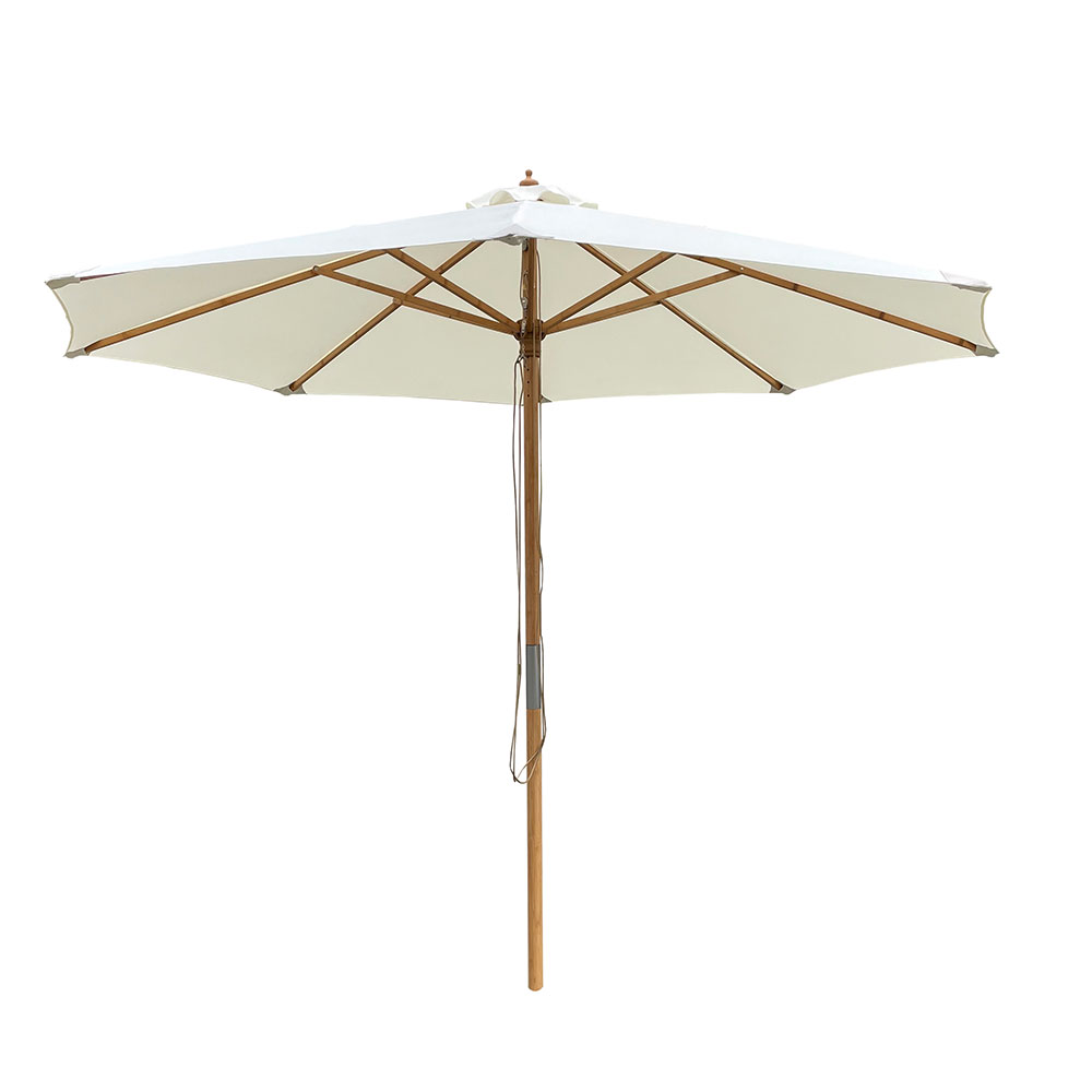 Hoffmann Nice Parasol - Bambus - Ø3 m. - Natur