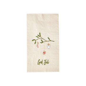 Papirserviet Jul - Mistelteten - 20 stk.