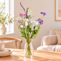 Kunstig Blomsterbuket Vild Flora - Lavendel/Lilla