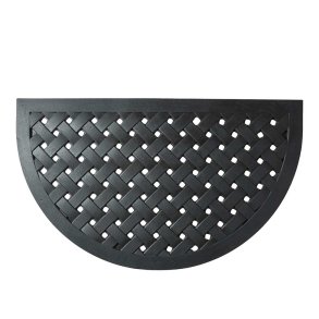 Dacore Gummi Drmtte - Halvmne m. Flettet Mnster - 45x75 cm