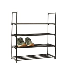 Dacore Skoreol m. 4 Hylder - Metal - Sort