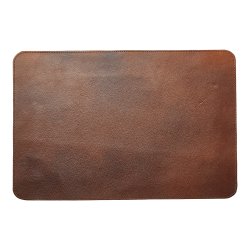 Dkkeserviet Rektangulr Bffel Lder - Bld - Valnd