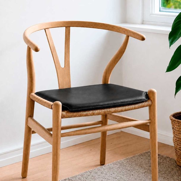 S�dehynde Til Y-Stol B�ffel L�der - Sort