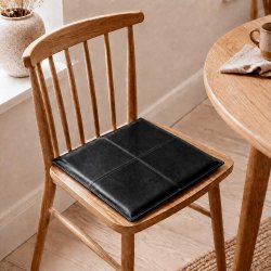 S�dehynde B�ffel L�der 38 x 38 cm. - Sort