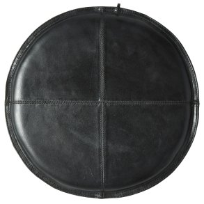 Sdehynde Bffel Lder 38 cm. - Sort