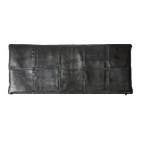 Bnkhynde Bffel Lder 90 x 35 cm. - Sort