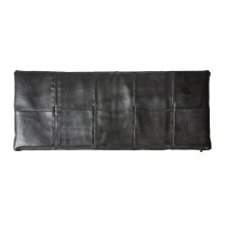 B�nkhynde B�ffel L�der 90 x 35 cm. - Sort