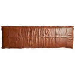 B�nkhynde B�ffel L�der 120 x 35 cm. - Cognac