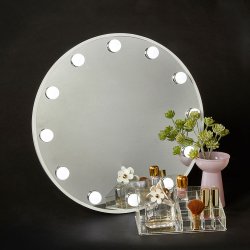 Dacore Make Up Spejl Med Lys 50 cm. - Hvid