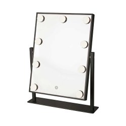 Dacore Make Up Spejl Med Lys 36 x 46 cm. - Sort