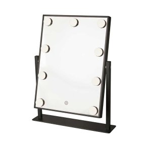 Dacore Make Up Spejl Med Lys 36 x 46 cm. - Sort