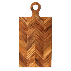 Sk�rebr�t Med Sildebensm�nster - Akacietr� -  50 x 25 cm 