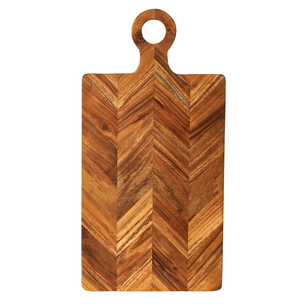 Sk�rebr�t Med Sildebensm�nster - Akacietr� -  50 x 25 cm 