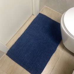 Dacore Bademtte 50 x 80 cm - 70% Bomuld - Bl