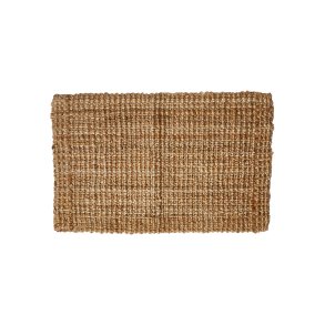 Luksus Jute Gulvt�ppe - Firkantet - Natur